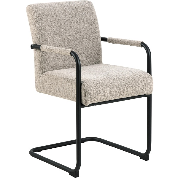 Krzesło z podłokietnikami Adele beżowe - ACTONA